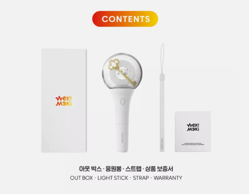 Weki Meki Official Light Stick Fanlight for Concert Cheering Authentic K-POP MD