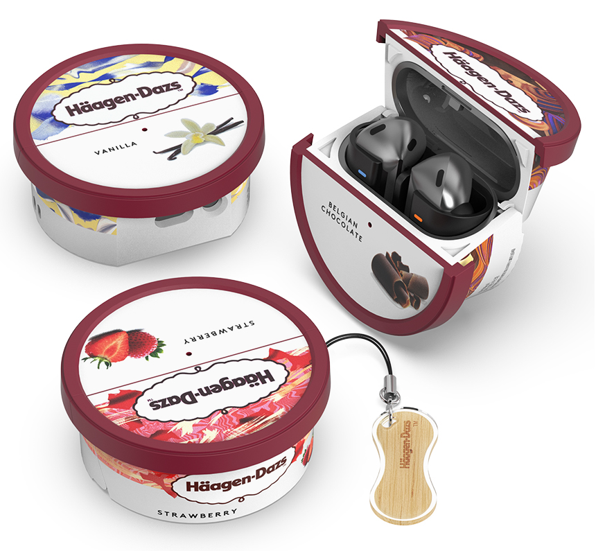 Samsung Galaxy Buds3 / Buds 3 Pro Häagen-Dazs Mini Cup Cover Case Official