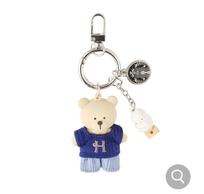 Starbucks Korea 2025 Harry Potter Bearista Keychain / New Year Limited MD