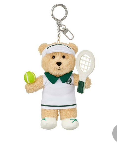 Starbucks Korea 2024 * Sports Club Bearista Keychain Set 9 Types