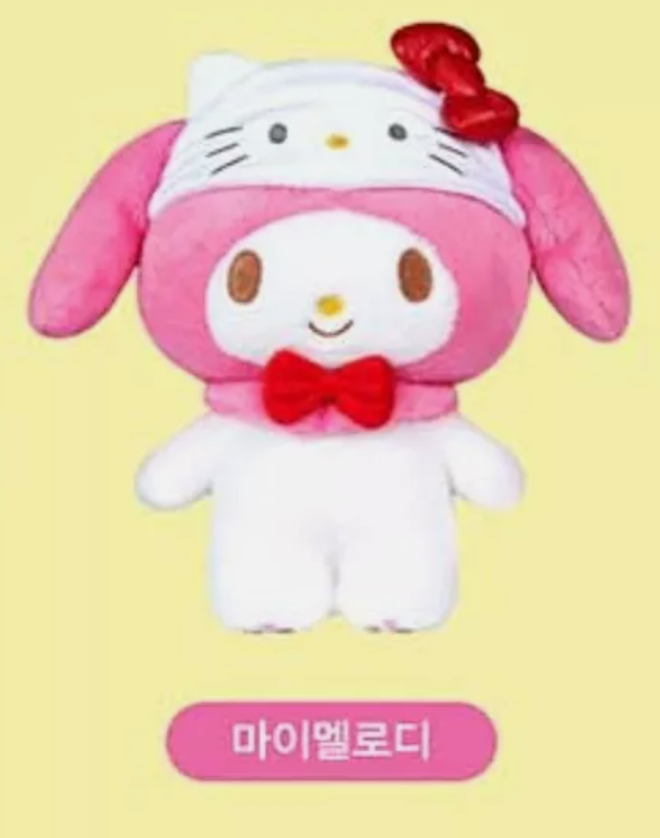 Sanrio Characters Hello Kitty 50th Anniversary Plush Doll My Melody Mideum