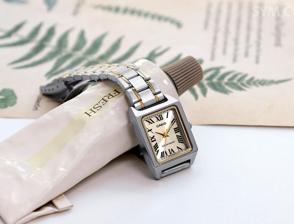 CASIO Woman Metal Wrist Watch ( LTP-V007SG-9B )