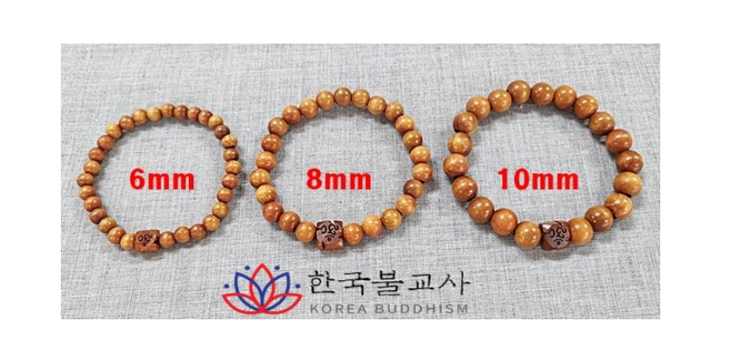 Buddhist Prayer Beads * Natural Jujube Tree Korean Buddhism 6mm, 8mm, 10mm