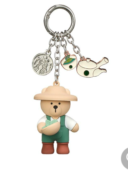 Starbucks Korea 2024 * Annyeong Jeolla Bearista Keychain
