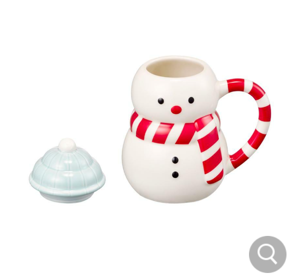 Starbucks Korea 2024 holiday friends snowman lid mug 355ml holidayfriends