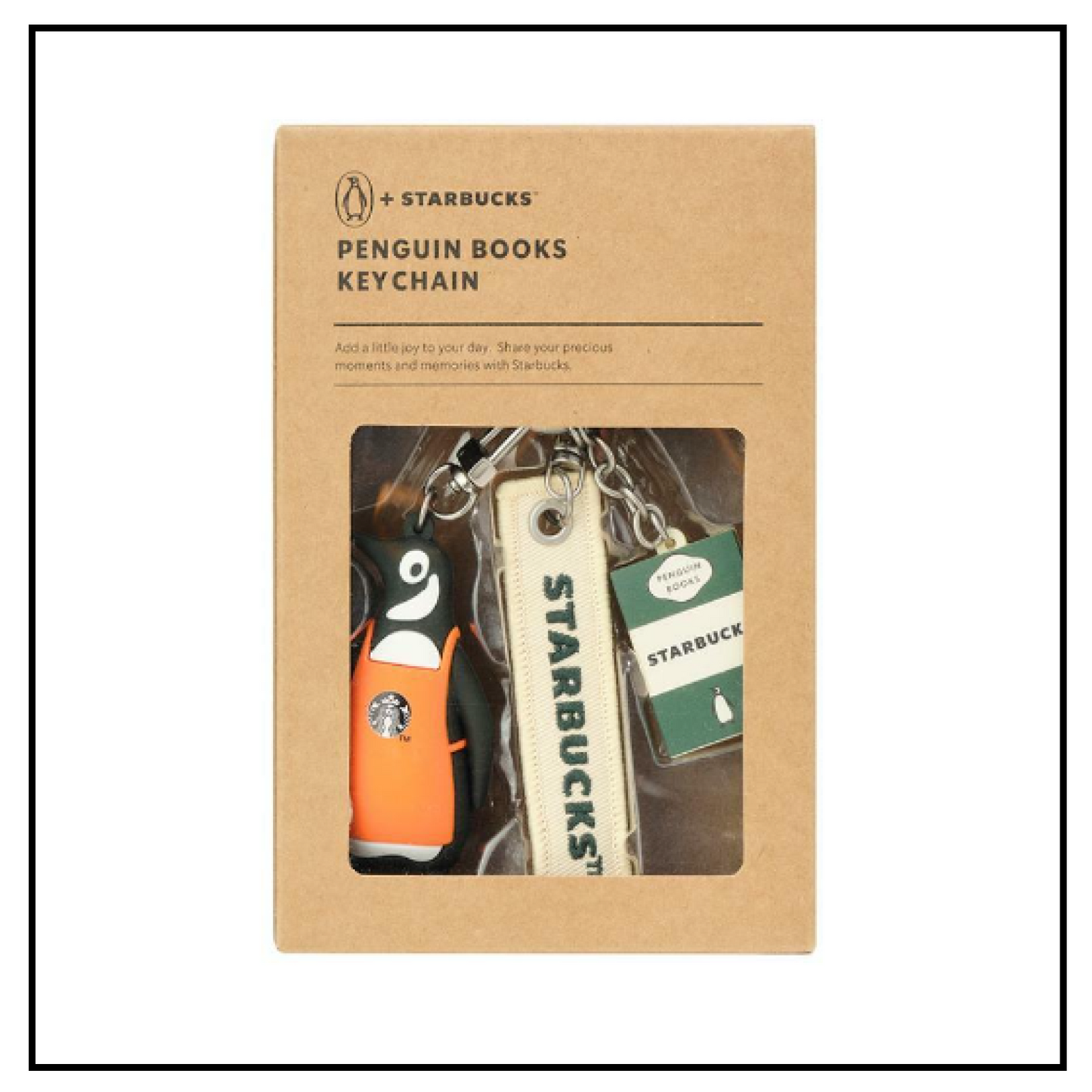 Starbucks Korea 2024 Autumn PenguinBooks Keychain