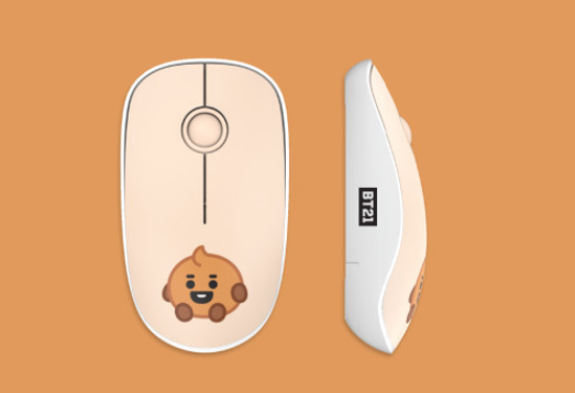 BTS BT21 Official Authentic Goods Wireless Silent Mouse Baby Ver +Traking Number
