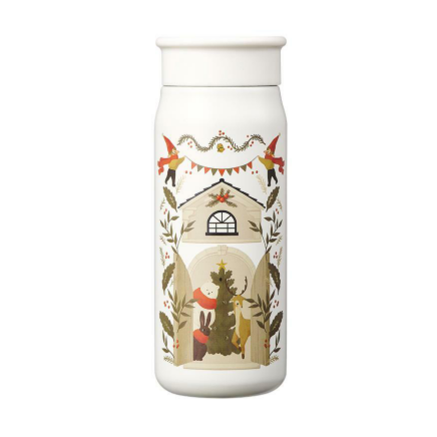 STARBUCKS KOREA 2023 * Christmas SS Holiday Santa Friends Fancy tumbler 355ml