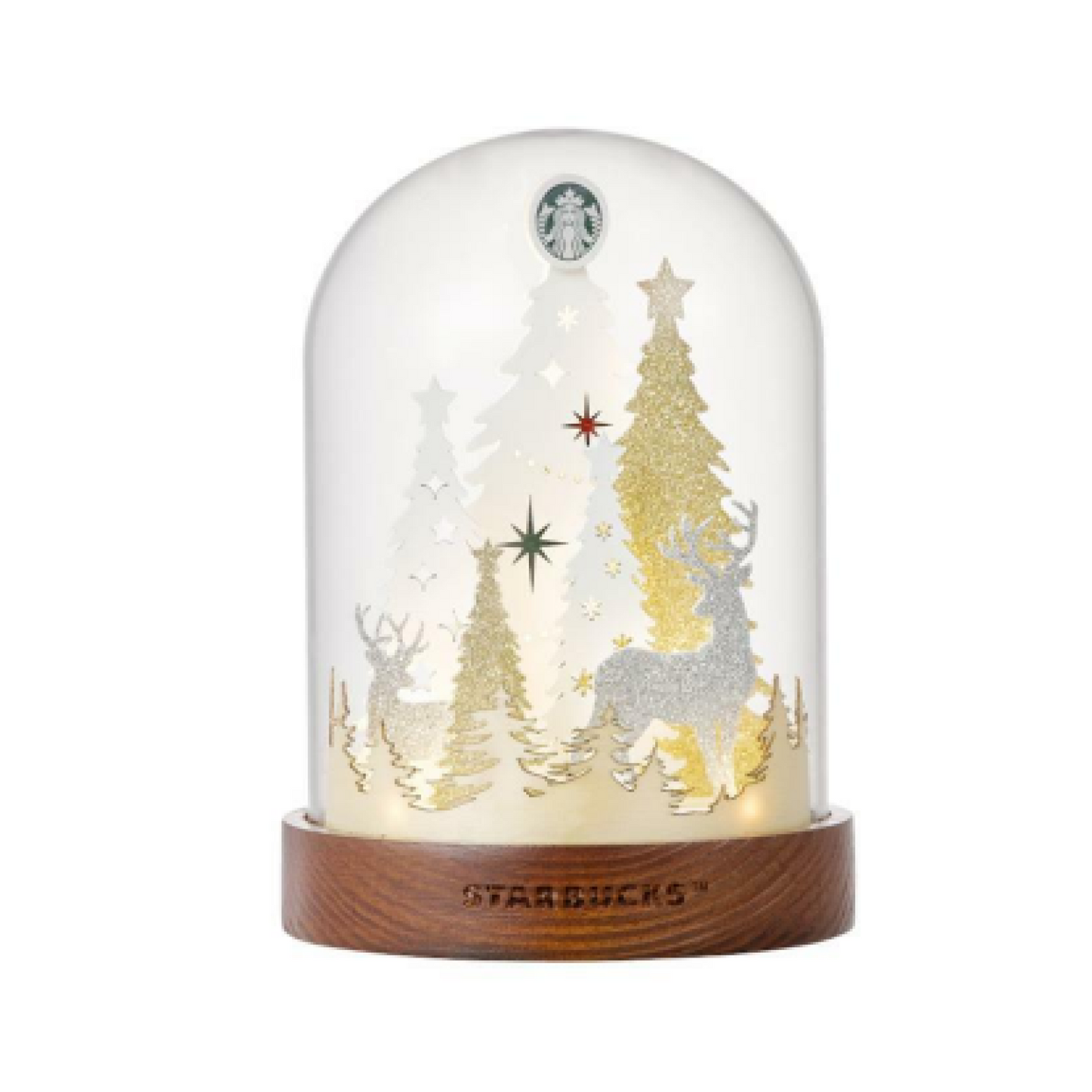 STARBUCKS KOREA 2023 * Xmas wood tree light