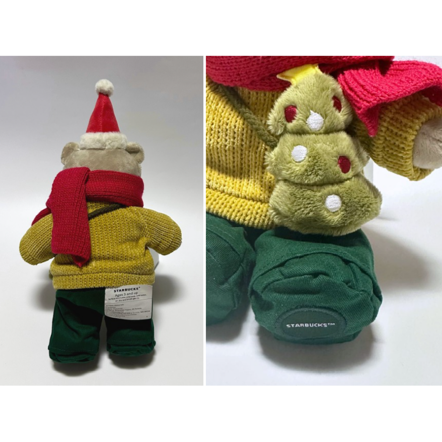 STARBUCKS KOREA 2023 * Christmas Holiday tree bag Bearista