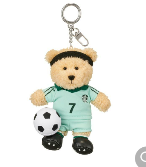 Starbucks Korea 2024 * Sports Club Bearista Keychain Set 9 Types