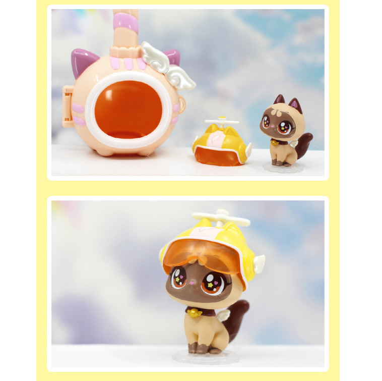 WishCat Figure FLYINGMEOW Korean Animation Wish Cat Toy 2024 New