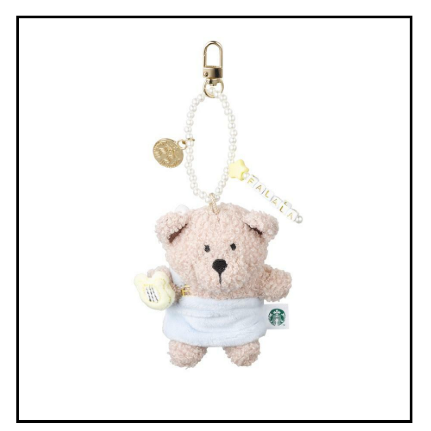 STARBUCKS KOREA 2023 * X-mas angel bearista keychain