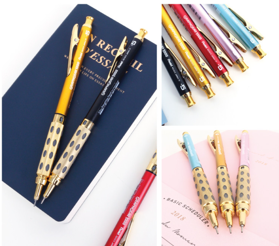 NEW Pentel Graphgear 1000 Limited 2018 gold mechanical pencil 0.5mm exclusive