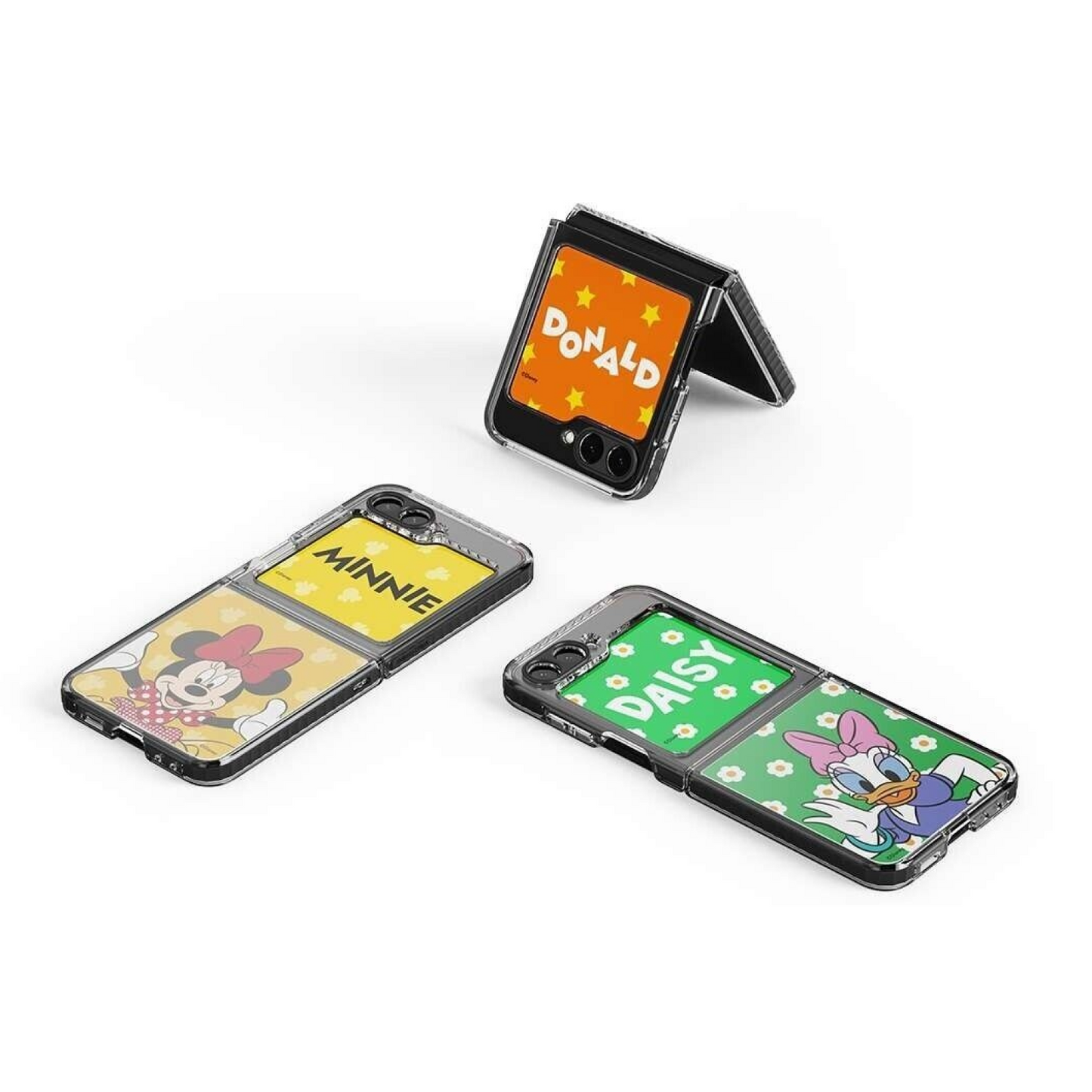 Samsung Galaxy Z Flip5 Flip Suit CARD DISNEY 3PC SET Donald Minnie Daisy