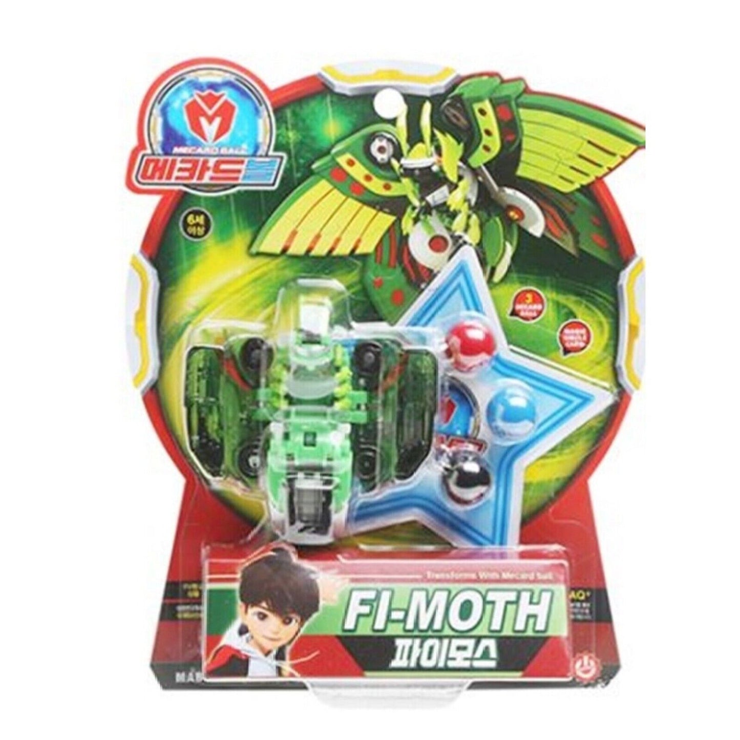 Mecard Ball 24 Types Turning Car Mecanimal Transformer Robot Kids Toy Animation