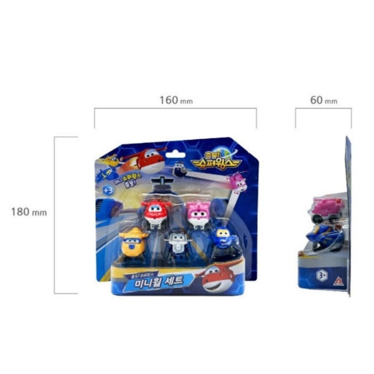 Super Wings Season 6 Mini Wheels Robot Mini Car Set 5ea Korean Toy 2023