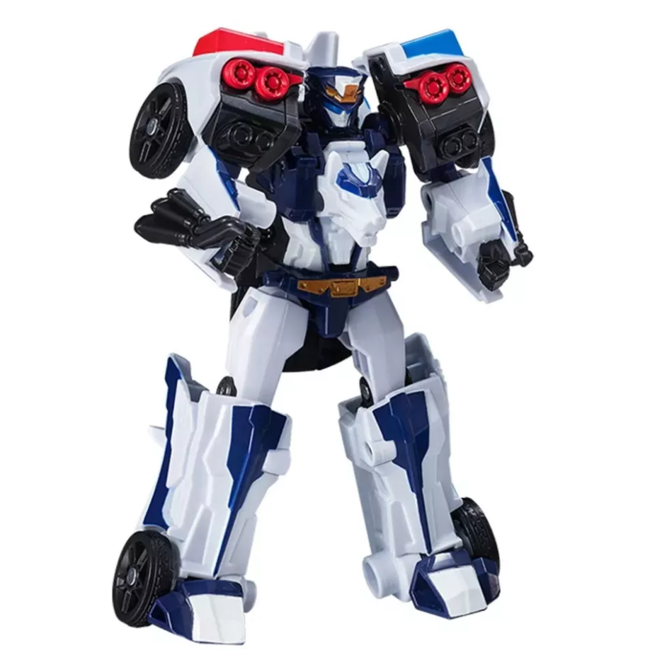TOBOT V Mini Captain Police Transformer Robot Figure Korea Toy New