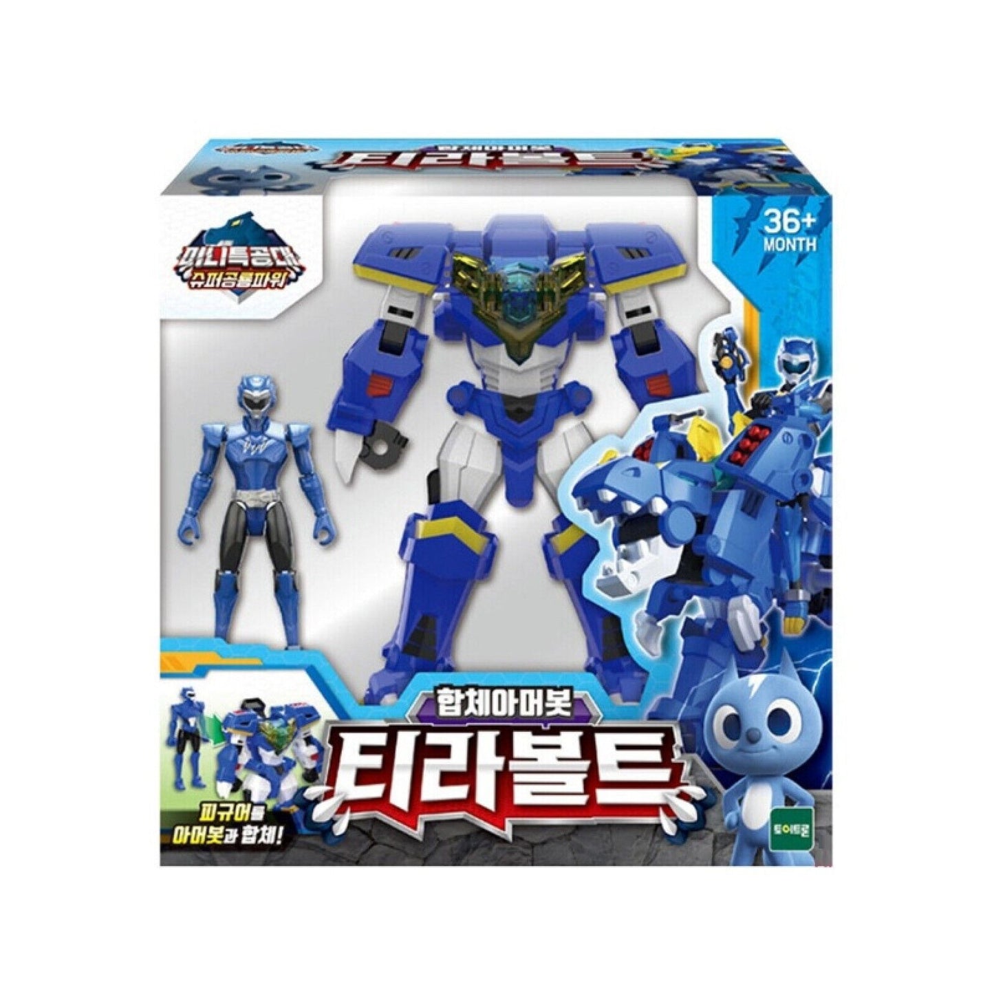 Mini Force Super Dino Power 2 Transformer Armorbot Robot Figure 9 SET