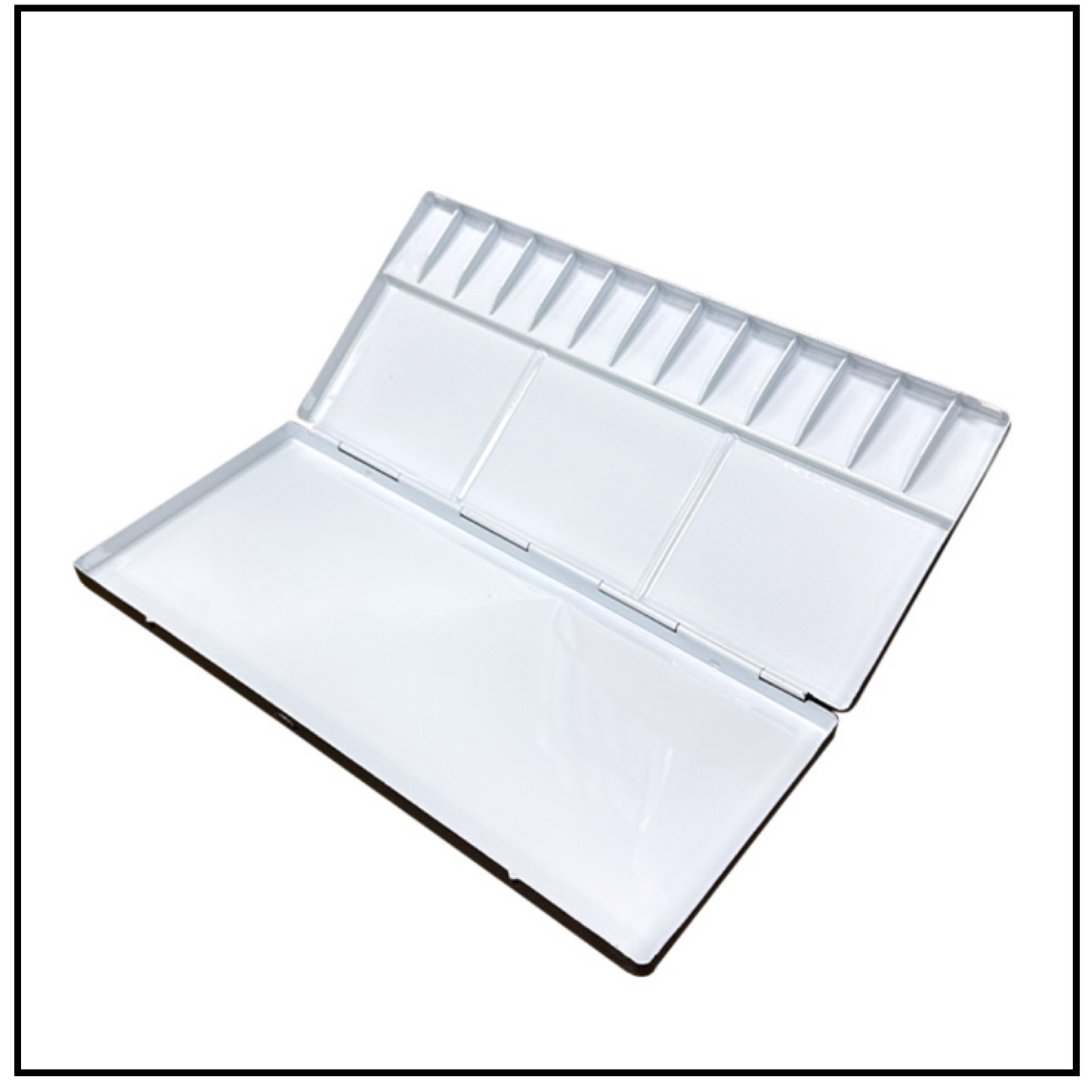 HEUNG IL Aluminum Watercolor Palette 13 Well AL 413 No.413 Metal 255 x 110 mm