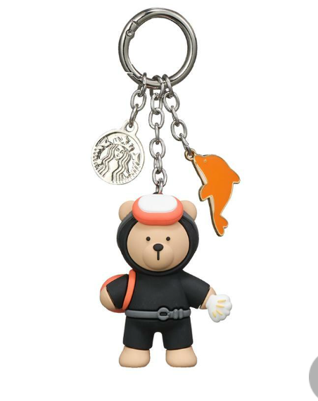 Starbucks Korea 2024 * SS Annyeong Jeju Bearista Keychain