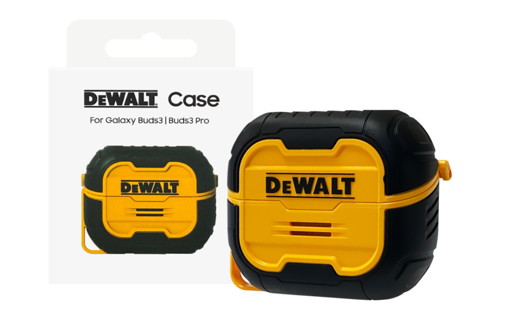 Samsung x DEWALT Galaxy Buds3|Buds 3 Pro Case TITAN w Carabiner Keyring Rugged