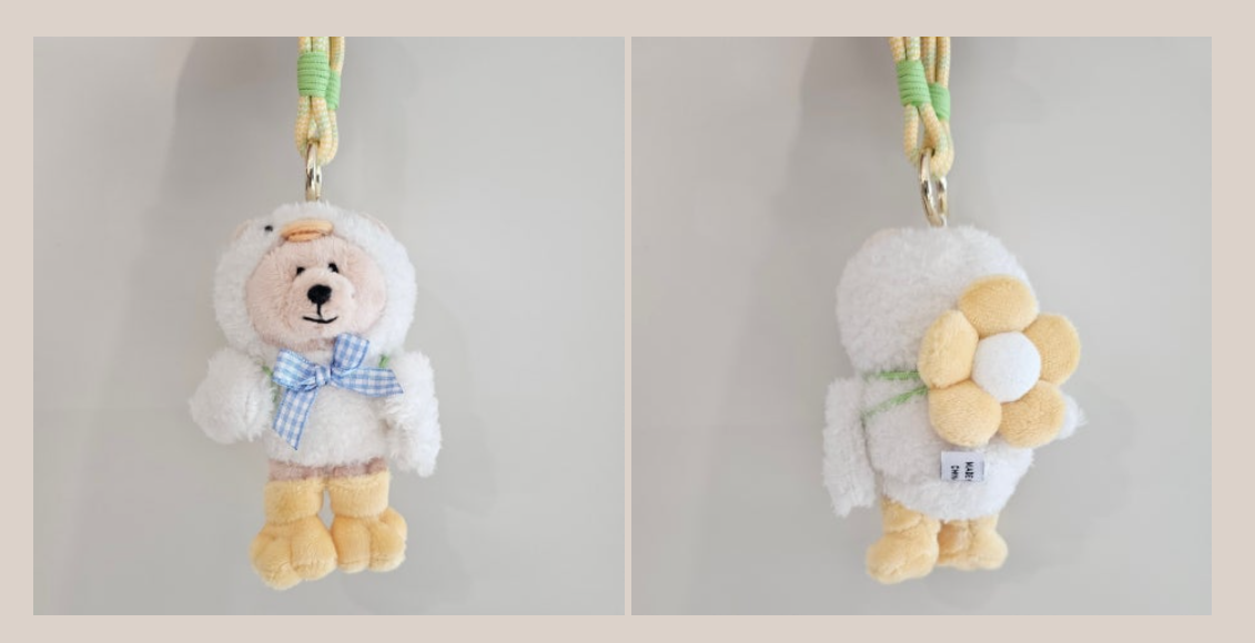 Starbucks Korea 2024 * Delight Bearista Keychain Spring Promotion