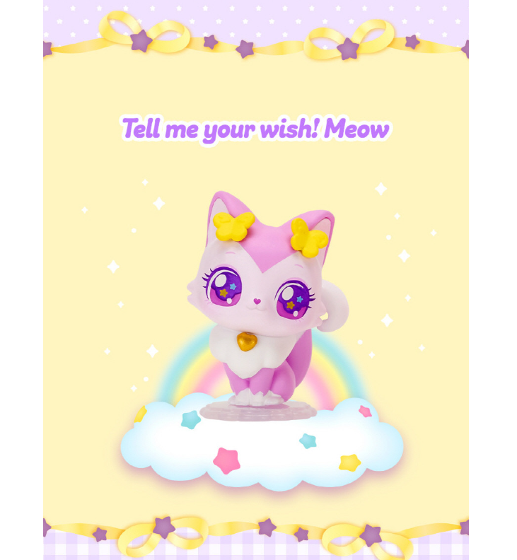 WishCat Figure NAVIMEOW Korean Animation Wish Cat Toy 2024 New