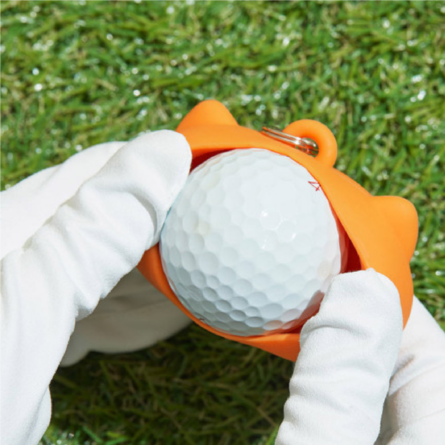 Mujik Tiger Golf Supplies Silicone Golf Ball Pouch