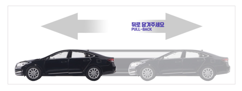 Hyundai Motor Diecast Mini Car * Aslan * 1:38 Scale Miniature Display Black Gray