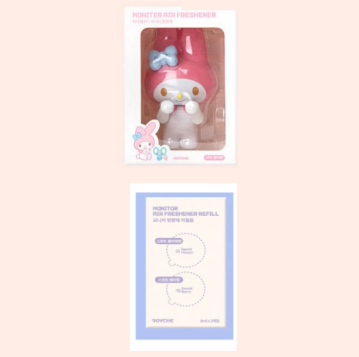 Sanrio Figure Air freshener monitor Car Monitor Kuromi My Melody Cinnamoroll