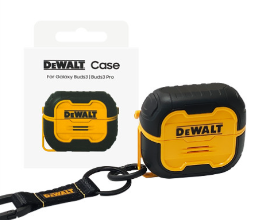 Samsung x DEWALT Galaxy Buds3|Buds 3 Pro Case TITAN w Carabiner Keyring Rugged