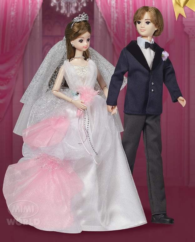 Mimi World Wedding Day Doll Elegance & Shiny & Jun Korean Toy