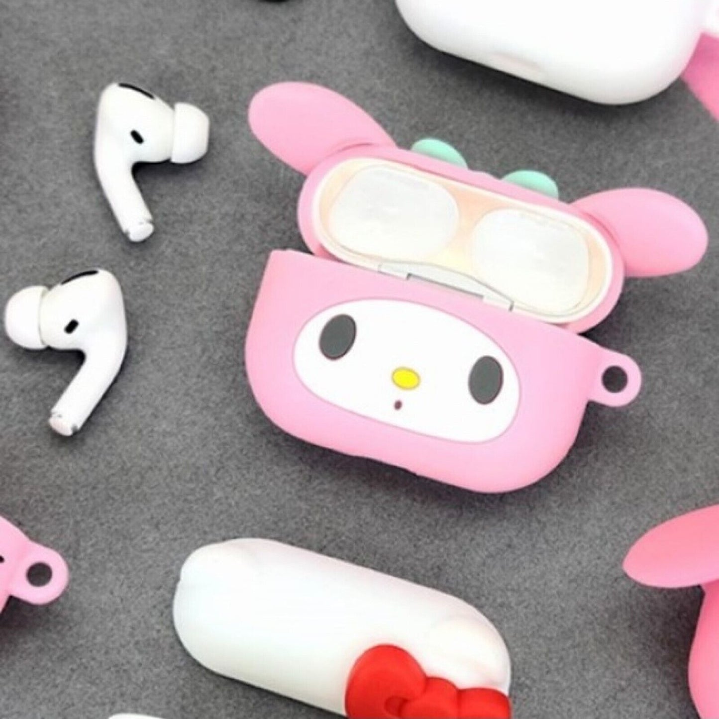 Sanrio Characters Airpods 3 & Pro Silicone Case Kitty Kuromi Pochacco My Melody