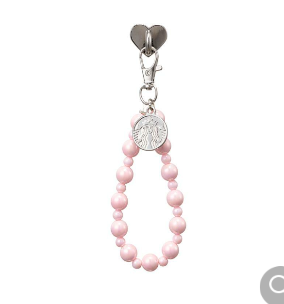 Starbucks Korea 2024 * Pink Shoe Deco Chain Keychain