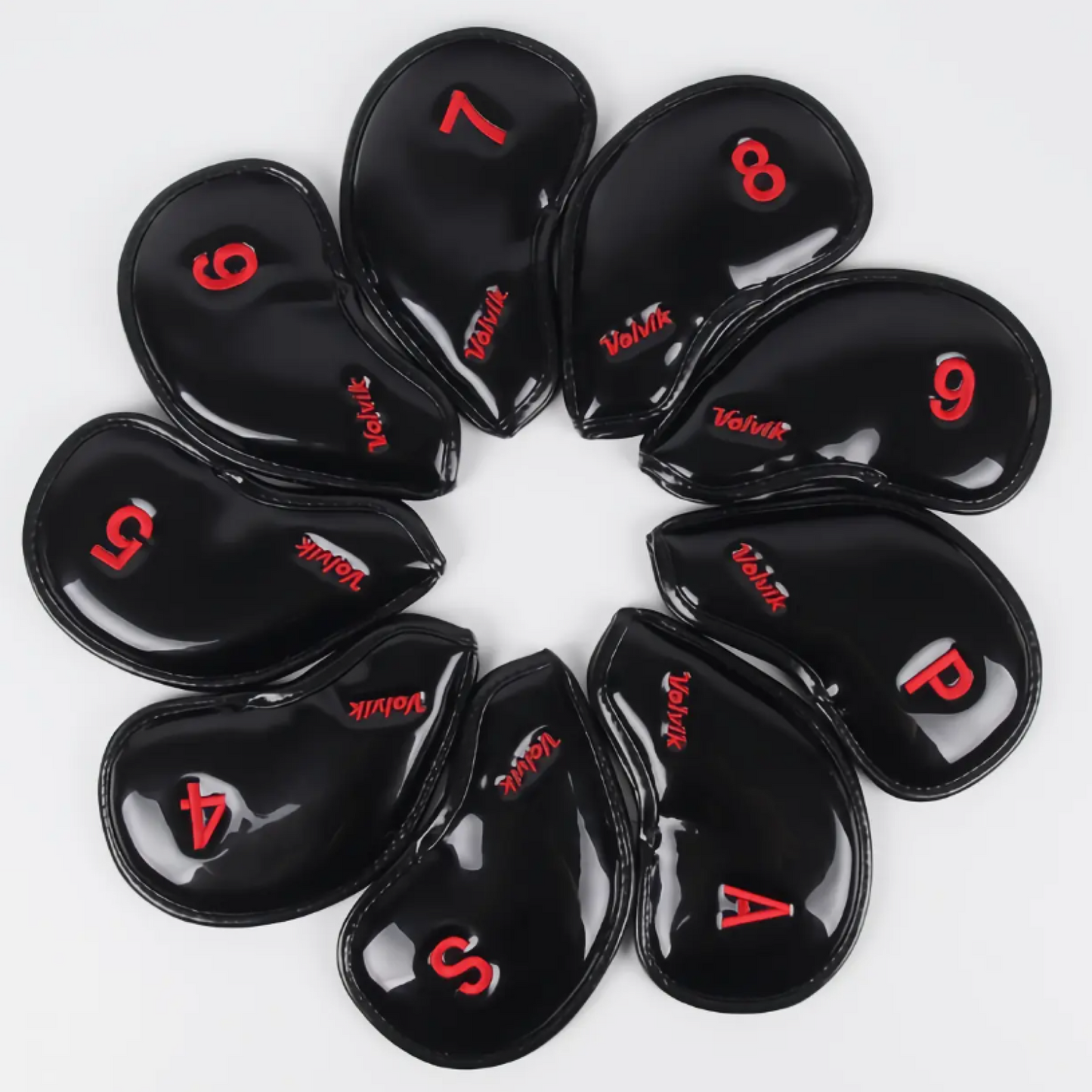 New Volvik Marvel Spider Man Golf Iron Head Cover 9Pcs Glove for Club Authentic