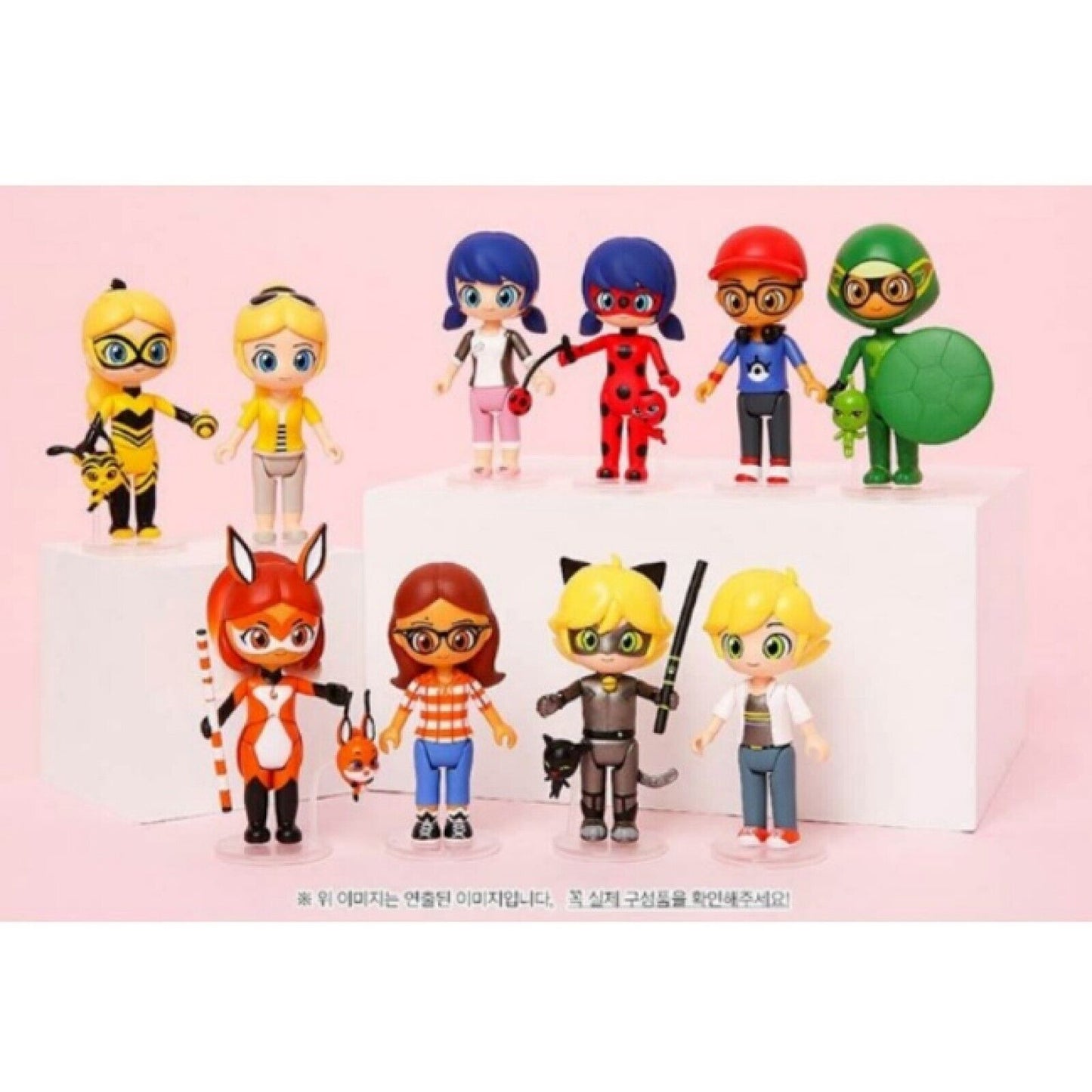 Miraculous Ladybug Character Figure Doll Cat Noir Rena Rouge QueenBee