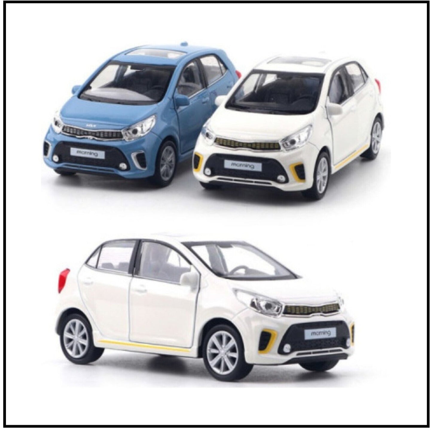 KIA Motor Car * Morning * Mini Diecast 1:38 Scale Miniature Display Toy