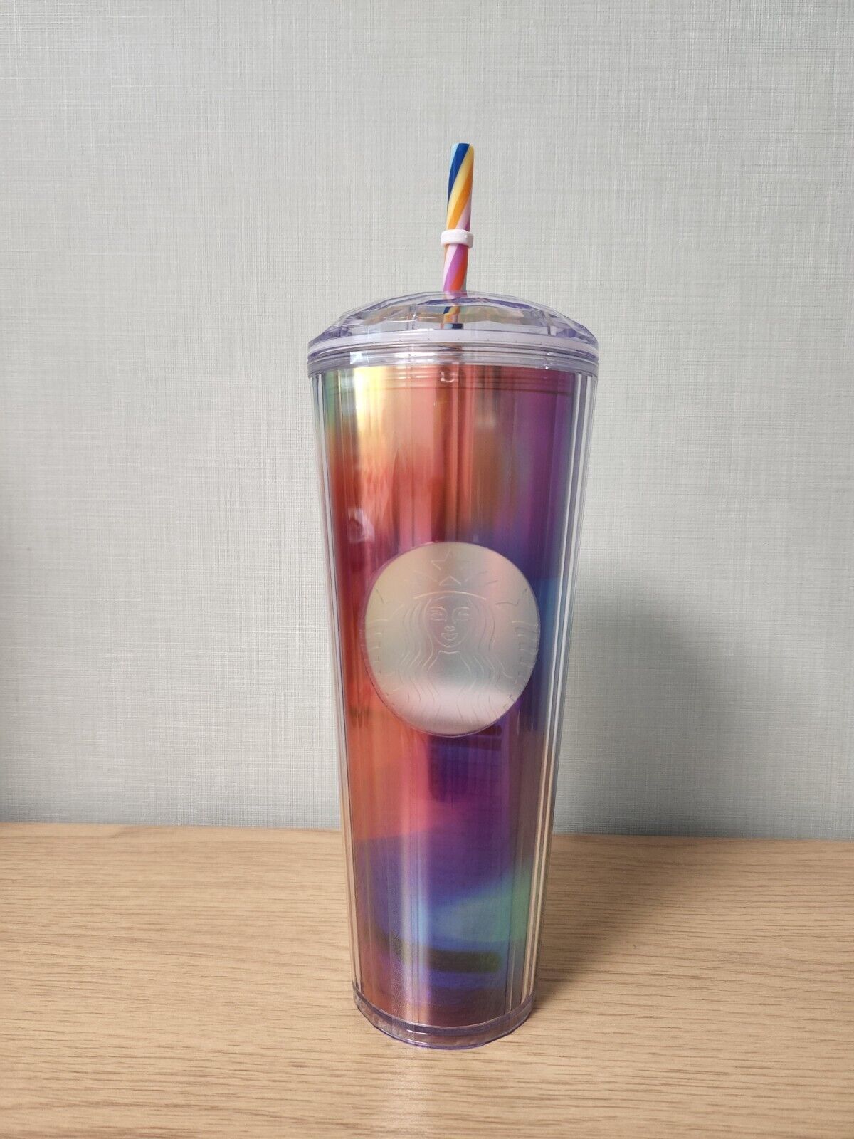 Starbucks Korea Limited * Rainbow Kaleidoscope Cold Cup 710ml 2022 Summer 24oz