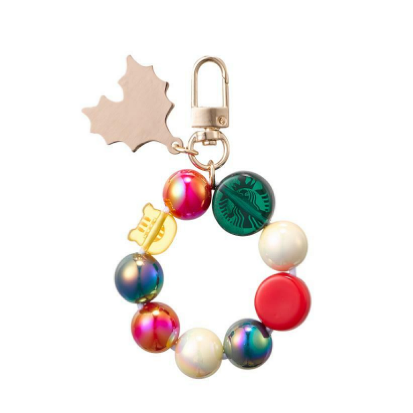 STARBUCKS KOREA 2023 * X-mas bubble wreath keychain