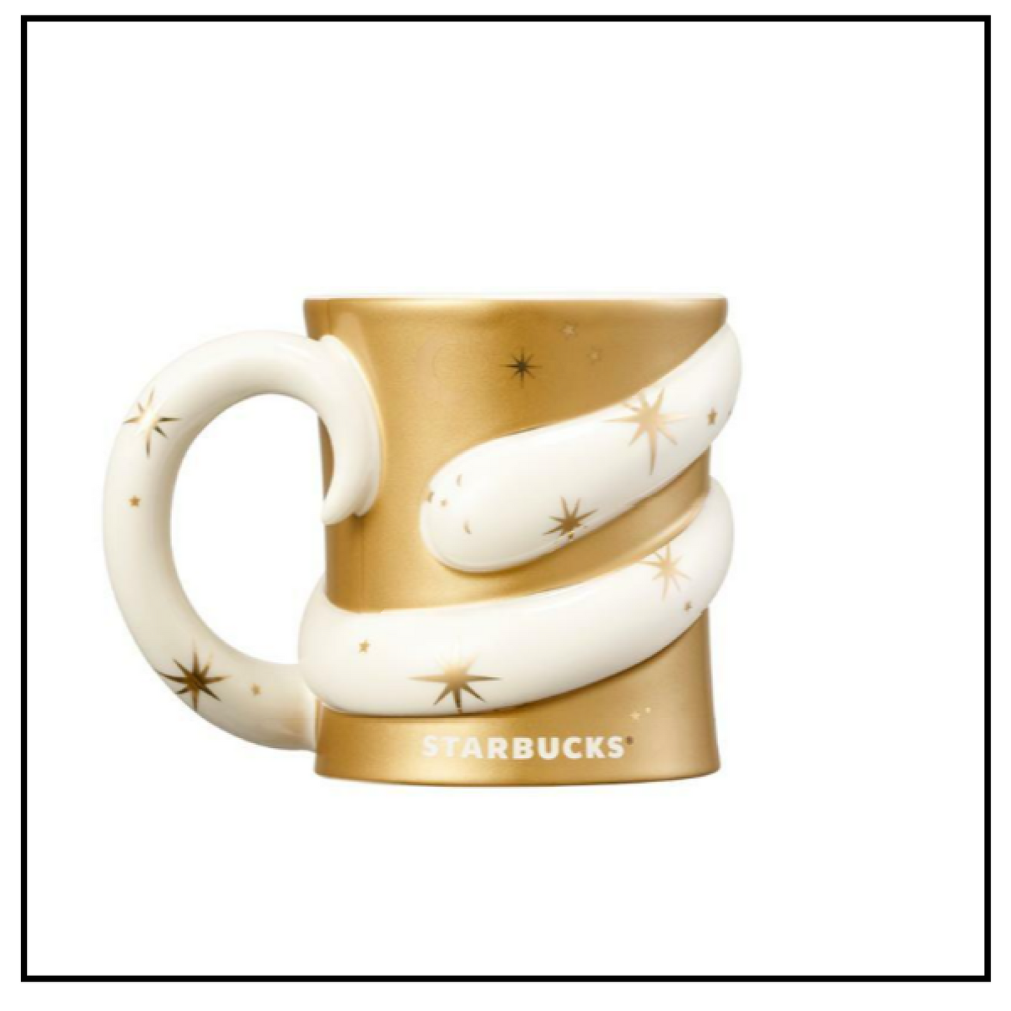 Starbucks korea 2025 New Year Dreaming Snake Gold Mug 355ml