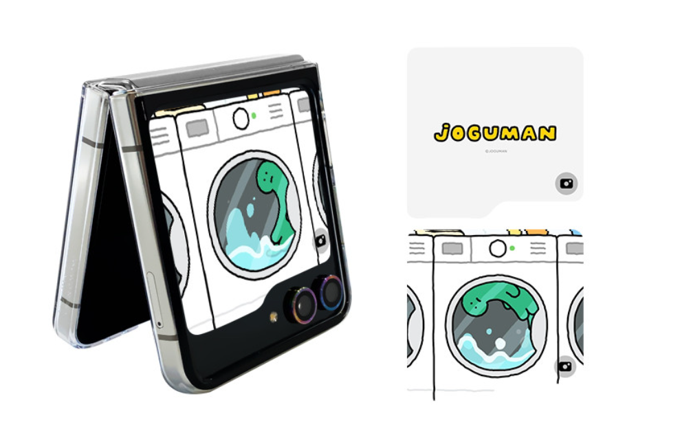 Samsung x JOGUMAN Galaxy Z Flip6 Flipsuit Card LAUNDRY Interactive Iconic Flip5