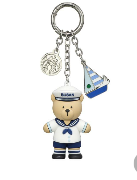 Starbucks Korea 2024 * Annyeong Busan Bearista Keychain