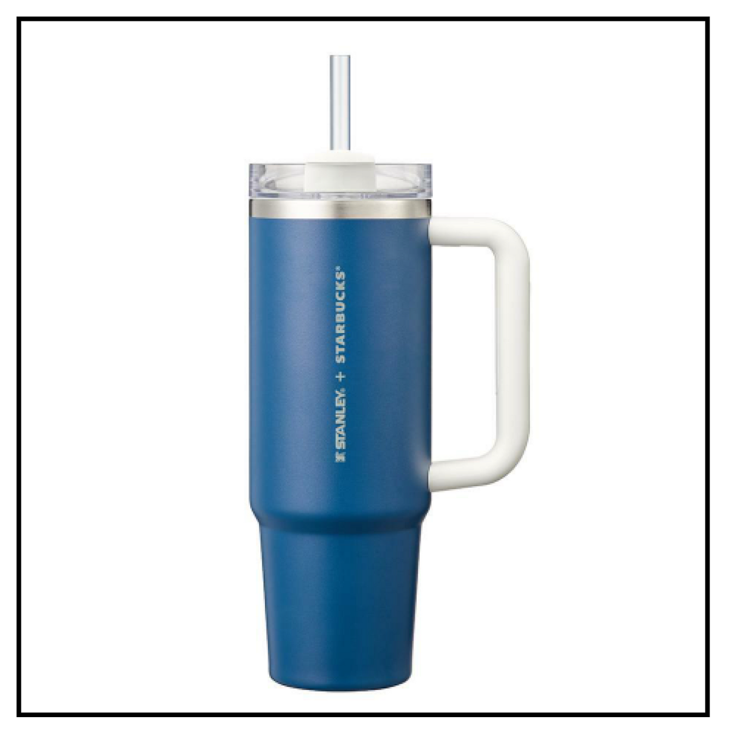 STARBUCKS KOREA 2024 * new year SS Blue Quencher Handle Tumbler 887ml
