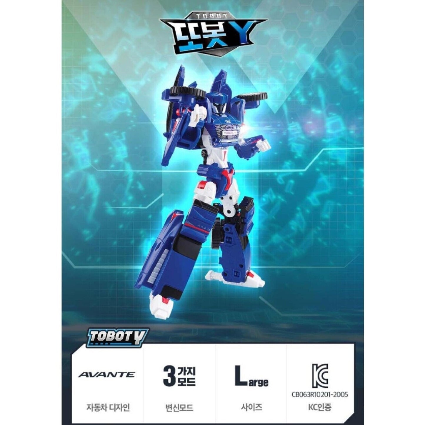 TOBOT 2023 New Tobot X Y Z 3-Type Transformer Robot Hyundai Car Action Toy