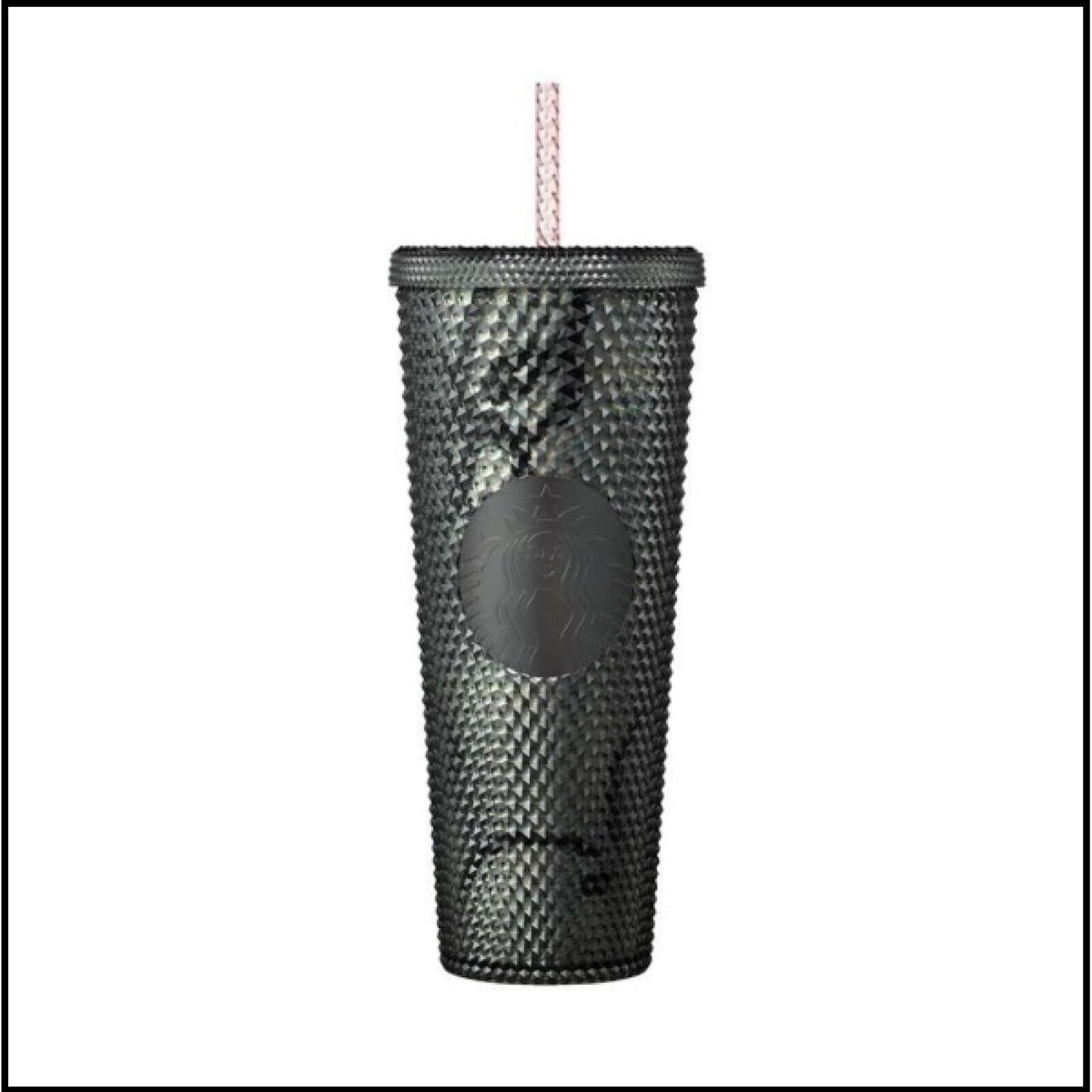 Starbucks Korea 2023 * Blackpink * Pink + Black Stud Coldcup Cold Cup 710ml