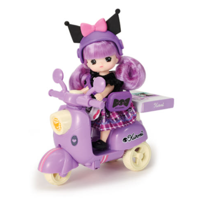 Sanrio Characters x Little Mimi Kuromi Pizza Place Figure Doll Toy