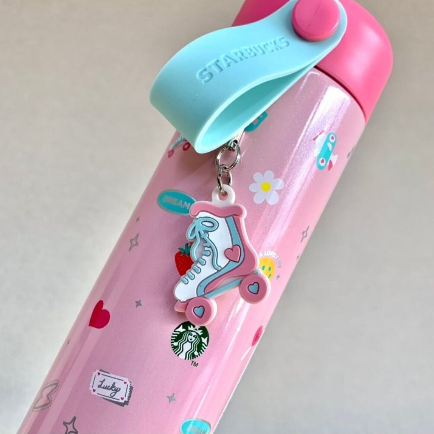 Starbucks Korea Tumbler Limited * 2022 SS Sweet Love Strap Tumbler 355ml