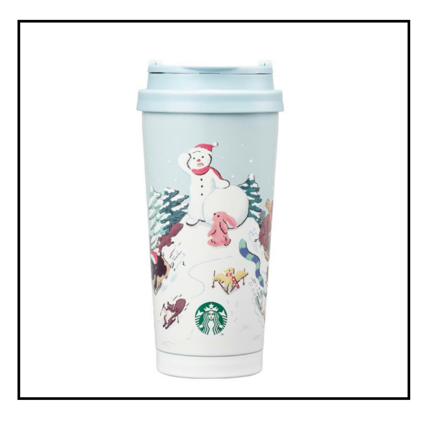 Starbucks Korea 2024 SS Holiday Friends Elma Tumbler 473ml holidayfriends