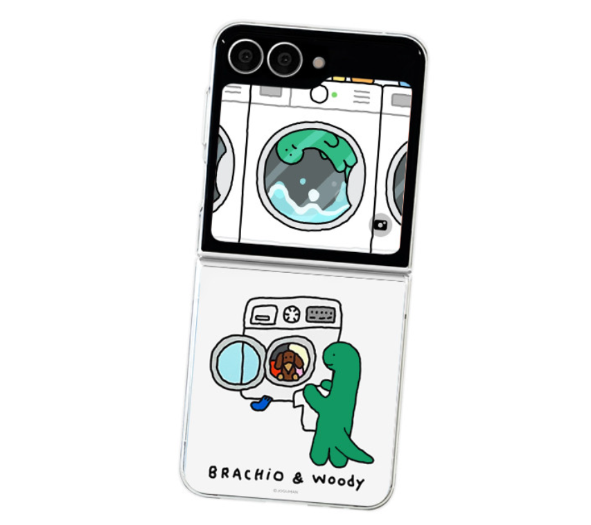 Samsung x JOGUMAN Galaxy Z Flip6 Flipsuit Card LAUNDRY Interactive Iconic Flip5